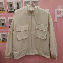 애플핑크 밑단조임아웃포켓봄가을점퍼APF0S104GSI 산본뉴코아
