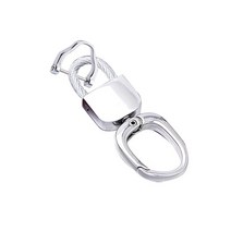 ROEWE 소프트 TPU 차량용 접이식 플립 키 케이스 커버 체인 Roewe RX5 MG3 MG5 MG6 MG7 MG ZS GT GS 350 360 750 W5 셸 액세서리, [06] silver keychain