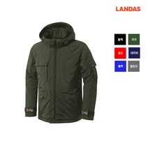 랜더스 JK550 겨울 방한 점퍼 안깜뽀글이 점퍼 후드탈부착 동계근무복 과잠바제작