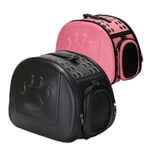 모모스페이스 강아지 바리 켄넬 고양이 케이지 이동장 L사이즈, 핑크 L