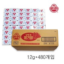 오뚜기 미니 딸기잼 1박스 12g 480개입, 1box
