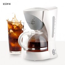 사무실커피머신 간편작동 보온기능 커피메이커 0.6L 미니 반자동 드립커피, 커피 메이커 HPM-04