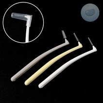 SOCEAN 국산 플라그제거 치간 브러쉬 잇몸 치솔 L형 20P 치석 제거기 임플란트 스틱 치실 잇몸 마사지 틀니 칫솔 구강 치아 세척기 치간 세정기 휴대용 미니 칫솔 치간실 클리너 치똥 제거, S (1.0mm)