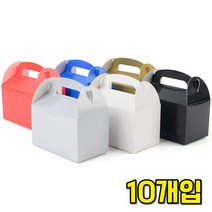돌잔치 답례품 포장용 접이식 컬러 선물박스 10개 종이케이스, 화이트