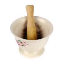 미니 절구 깨절구 도자기 마늘 절구 손절구 S 0491