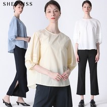 [쉬즈미스(SHESMISS)] 소매 포인트 오버핏 블라우스 (택가격 178000원)