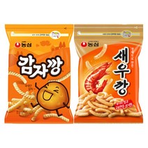 농심 새우깡 400g + 감자깡 250g 대용량 지퍼백