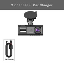 룸미러블랙박스 후방카메라 가성비 2채널 3카메라 렌즈 자동차 DVR 채널 대시캠 HD 1080P 블랙박스 듀얼 24, 01 2 Channel-CC_03 64G
