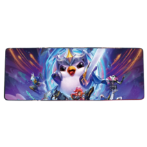 롤 LOL 디자인 마우스 패드 79종 시리즈 리그 오브 레전드 장패드 3mm 두께, 800x300mm + 3mm개, 갈색