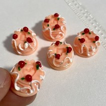 미니어쳐 가구 소품 1/6 스케일 인형 집 미니어처 케이크 빵 DIY 디저트 미니 음식 BJD 주방 액세서리, 5pcs cake 27