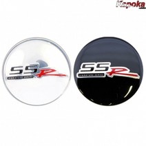 POI_201 엠블럼 SSR 휠스티커 D21 4개한세트 휠캡 56mm 65mm 7W9F30B7, 65mm SSR블랙