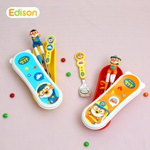 경찰/소방관 뽀로로 이지 스텐 수저 케이스 세트, 쿠팡1 경찰 뽀로로, 쿠팡1 본상품선택