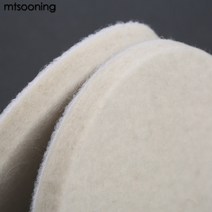 자동차 폴리싱 광택제 왁스 액체 mtsooning 2pcs 3quot 인치 75mm 연마 패드 울 그라인딩 버핑 연마 휠 디스크 시트 폴란드어 디스크 드릴 dremel 회전, 없음