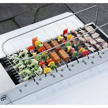 자동 양꼬치기계 바베큐 그릴 화로 전동 양꼬치기계, 옵션2(쇠꼬치전용 실용패키지), 1개