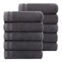타올공장 프리미엄 호텔타올 180g 30수 코마사, 차콜그레이 10개
