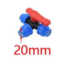 t-type 20mm 25mm pvc pe 튜브 티 퀵 커넥터 볼 밸브 워터 스플리터 dn15 dn20 정원 탭 티 물 흐름 제어 밸브 1pc