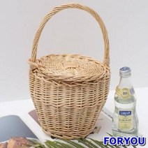 Foryou2739 라피아백 밀짚백 라피아가방 밀짚가방 바구니 가방 쇼퍼백 데일리룩 여름