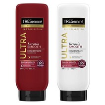 TRESemme Ultra Keratin Smooth Concentrate Shampoo And Conditioner For Dry Hair Salon Smooth In 30 Secs Fast Lather And Fast Detangle Technology 2X M, One Color／20 Ounce Pack of 1
