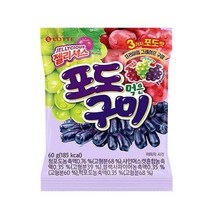 [무료배송]롯데 젤리셔스 포도먹은구미 60g 16개, 상세페이지 참조