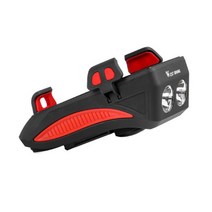 자전거 라이트 지리산 (에서 선박 us) 4 in1 자전거 숏 롱 라이저바 불혼바 에어로 전조등 빛 LED 헤드 라, 01 A-R