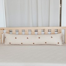 [돗투돗X마롤로뜨] 자수 누빔 100수 신생아 아기 침대 범퍼 가드 낙상방지 신생아, 범퍼가드_돗꼼