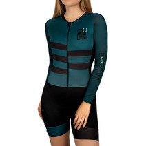 NEENCA 철인 3종 경기 스포츠웨어 점프 슈트 여름 여성용 긴팔 산악 도로 자전거 슬림 라이딩 슈트, Navy