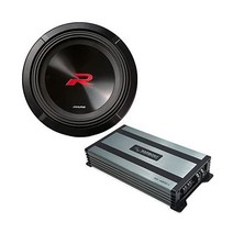 Alpine R2W12D2 12인치 서브 R 시리즈 듀얼 2옴 음성 코일 2250와트 피크 서브우퍼 하모니 오디오 HAA800.1 클래스 D 모노 1600와트 앰프, 12 _2 Ohm