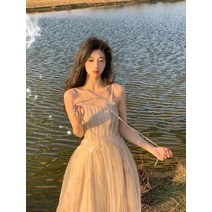 숏 휴양지룩 해외여행여름옷 동남아 원피스 신혼여행원피스 프릴 잔꽃무늬 커플 블로그마켓추천 쉬폰 베트남 롱원피스 비치코디