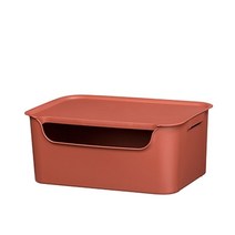 현hmsupre_정리박스 다용도수납함 아이방 뚜껑 디자인리빙 적재형 수납함 플라스틱 옷장 장난감함♥rebirth, ♥rebirth그레이