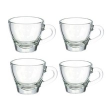 강화 유리 에스프레소잔 커피잔 80ml 4p, 단품