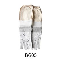 양봉 장비 내구성 꿀벌 장갑 양봉가 양봉용 보호 노란색 및 흰색, [03] BG05, [01] L