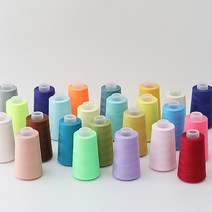 한복실 60수2합 얇은실 155색 - 깨끼실 쉬폰 얇은원단용 3000m, 722 민트라떼