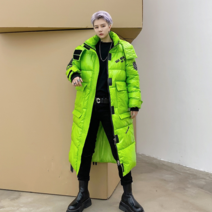 연예인롱패딩 커플롱패딩 빅사이즈점퍼 남녀공용점퍼