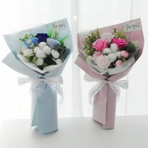비누꽃다발 연인 가족 생일 커플 선물 화이트데이, 주문확인후 3일후 발송 (대량주문은 5일)_핑크_없음