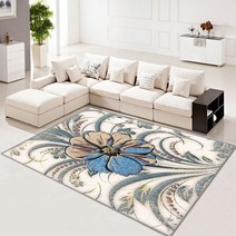해외직구 3D 점보특대형카페트 2x4m 2x3m 2x1.8m 북유럽 감성 인쇄 라운드 특대형 거실대형 카펫 거실 침실 먼지안나는러그