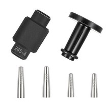 오일주입기 6 Pcs g245 연료 인젝터 씰 도구 # en-49245 en-51105 #18683aa000 에 맞는 델파이 엔진과 호환되는 오일 플러그, 01 black