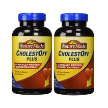 NATURE MADE 네이처 메이드 콜레스토프 플러스 900MG 식물성 스테롤 스타놀 각각 200소프트젤2팩, 한 사이즈, 단색