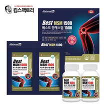 베스트 엠에스엠 MSM 1500 영양제 60정, 2개