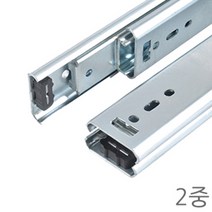 명가철물 이중레일 35폭 서랍 가구 고하중레일 슬라이딩 볼레일 광폭, 이중레일35폭 600mm