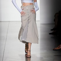 23SS뉴욕컬렉션얼킨 카고 지퍼 스커트