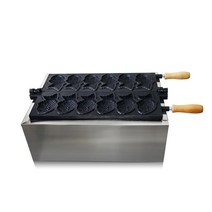 붕어빵 기계 전기 잉어빵 계란빵 만들기 업소용 창업 장사 가게, 단일사이즈, 6구 계란빵