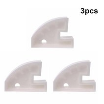 타이어 체인저 부착 탈착기 3pcs 나일론 비드 드롭 센터 압자 클램프 휠 림 런 플랫 자동차 고정 클램프 블랙 화이트 수리 도구, 협력사, 하얀색