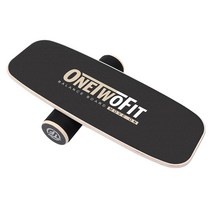 OneTwoFit 밸런스보드 코어운동 발란스운동기구 3단계 조절, 혼합색상