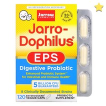 자로우 Jarrow 도필러스 EPS 50억 CFU 120정 베지 캡슐 Dophilus 유산균