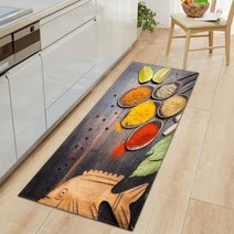 현대 주방 매트 집 입구 현관 복도 침실 거실 카페트 발코니 욕실 미끄럼 방지 긴 깔개, 60cmx90cm, RE-9