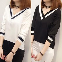 베베디 여성용 언타느 데일리 롱 긴팔티 2장