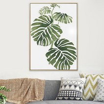 세로형 나뭇잎 현대식 액자(60cmx80cm), 단품