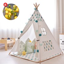 놀이 텐트 거실 실내 인디언 키즈 하우스 난방, 스몰트리텐트