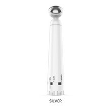 전문 전기 진동 눈 마사지기 노화 방지 주름 다크 서클 펜 제거 회춘 뷰티 케어 휴대용, 02 silver