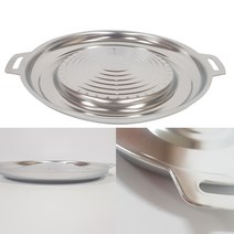 풍년주방 삼중 불고기불판 (스텐불판) (부르스타 사용가능), 1개, 삼중불고기판_중